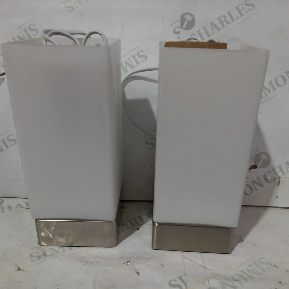 JOHN LEWIS MITCH TOUCH LAMP SET OF 2