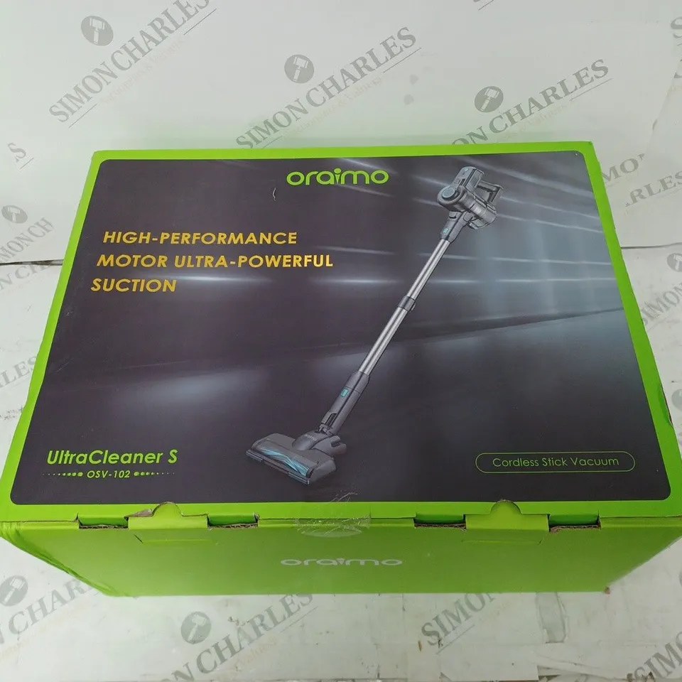 ORAIMO HIGH-PERFORMANCE MOTOR ULTRA -POWERFUL SUCTION ULTRACLEANER S BOXED