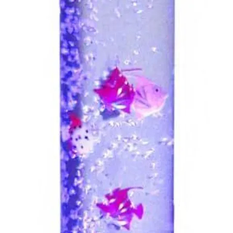 120CM COLOUR CHANGING LED WATER BUBBLE FISH NOVELTY LAMP