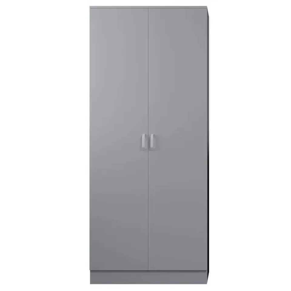 BOXED LIVYA 2 DOOR MANUFACTURED WOOD WARDROBE (2 BOXES)