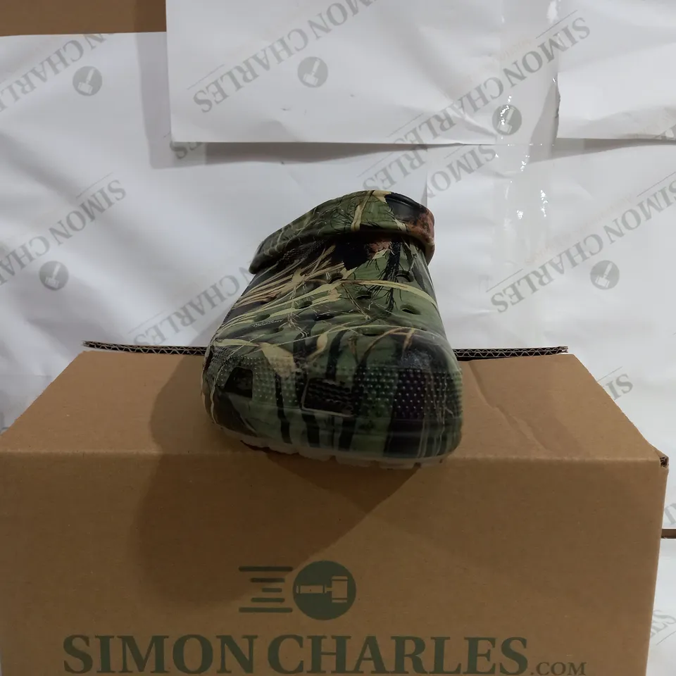 PAIR OF CROCS IN CAMO GREEN - EU SIZE 48