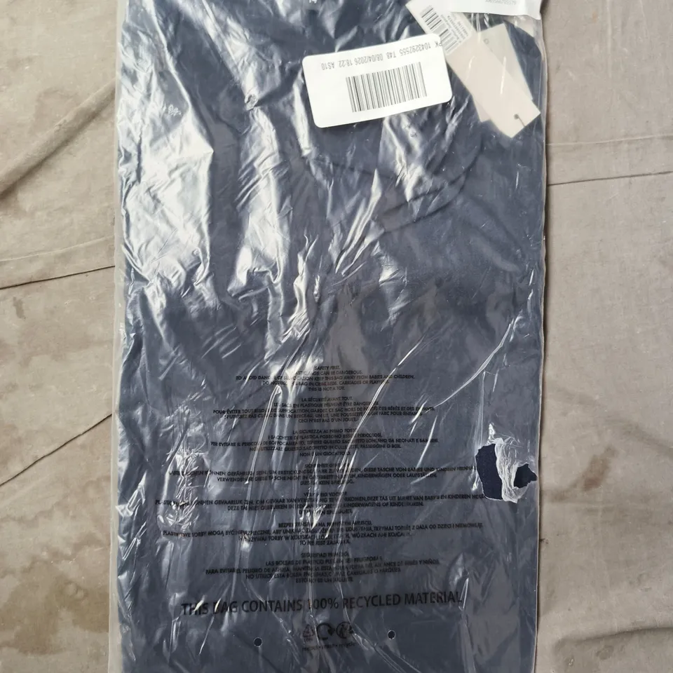 BAGGED ROMAN PETITE JUMPSUIT IN NAVY SIZE 14