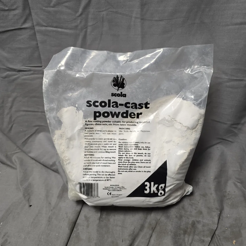 SCOLA-CAST POWDER (3KG) - COLLECTION ONLY