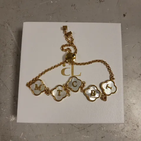 ABBOTT LYON PERSONALISED 'MTCBT' BRACELET 