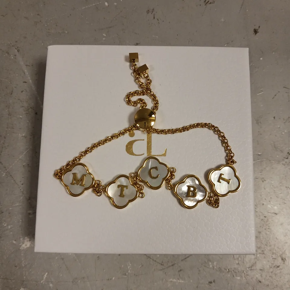 ABBOTT LYON PERSONALISED 'MTCBT' BRACELET 