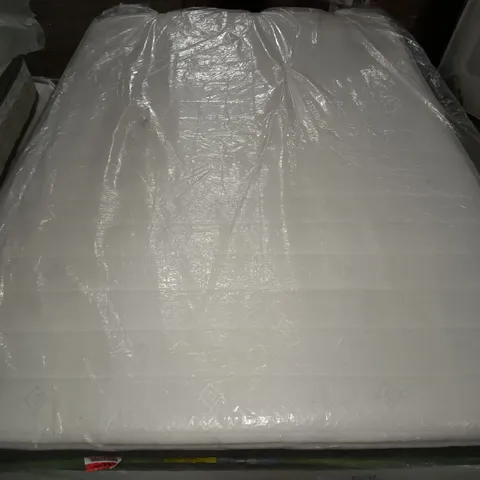 BAGGED HYBRID MEMORY FIBRE FOAM OPEN COIL MATTRESS - APPROX 135X190CM