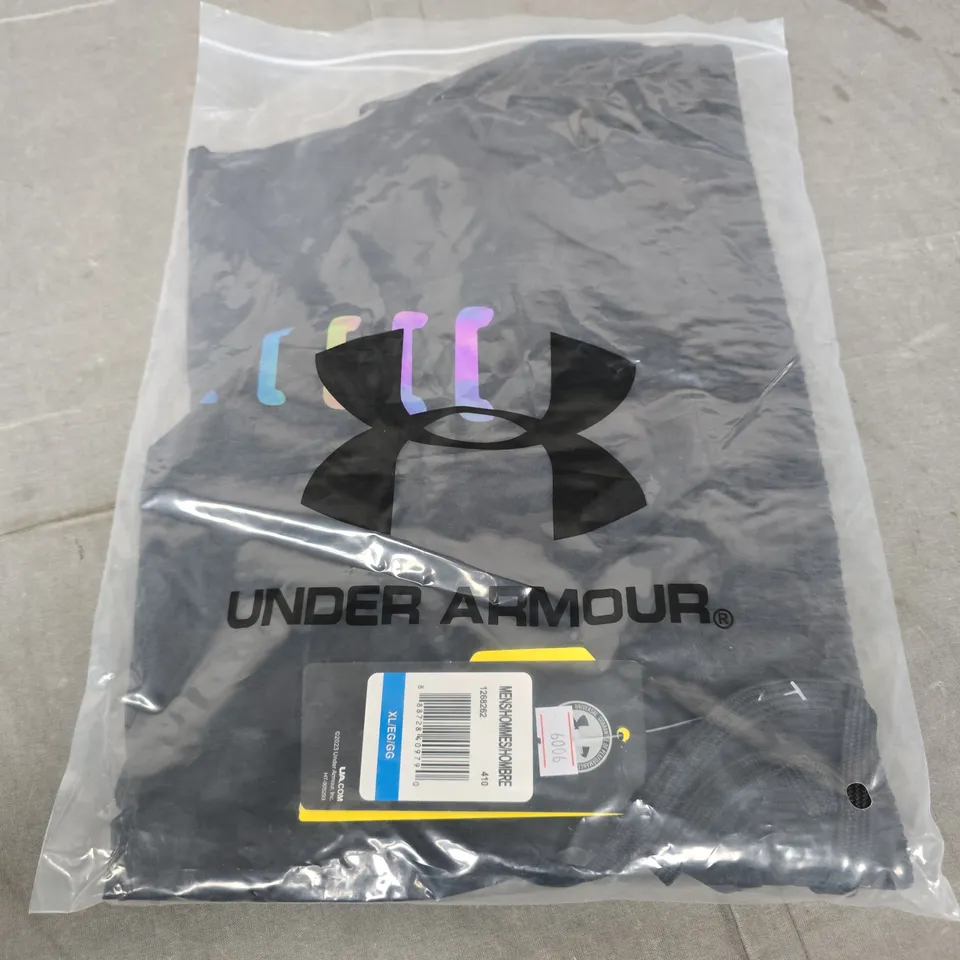 UNDER ARMOUR MEN'S ATHLETIC SHORTS– BLACK, SIZE XL (XL/EG/GG)
