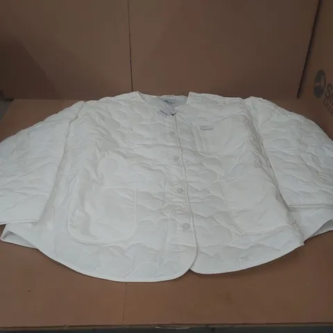 BOX CONTAINING APPROXIMATELY 3x BRAND NEW SIMPLY BE ECRU QUILTED JACKETS - SIZE 30