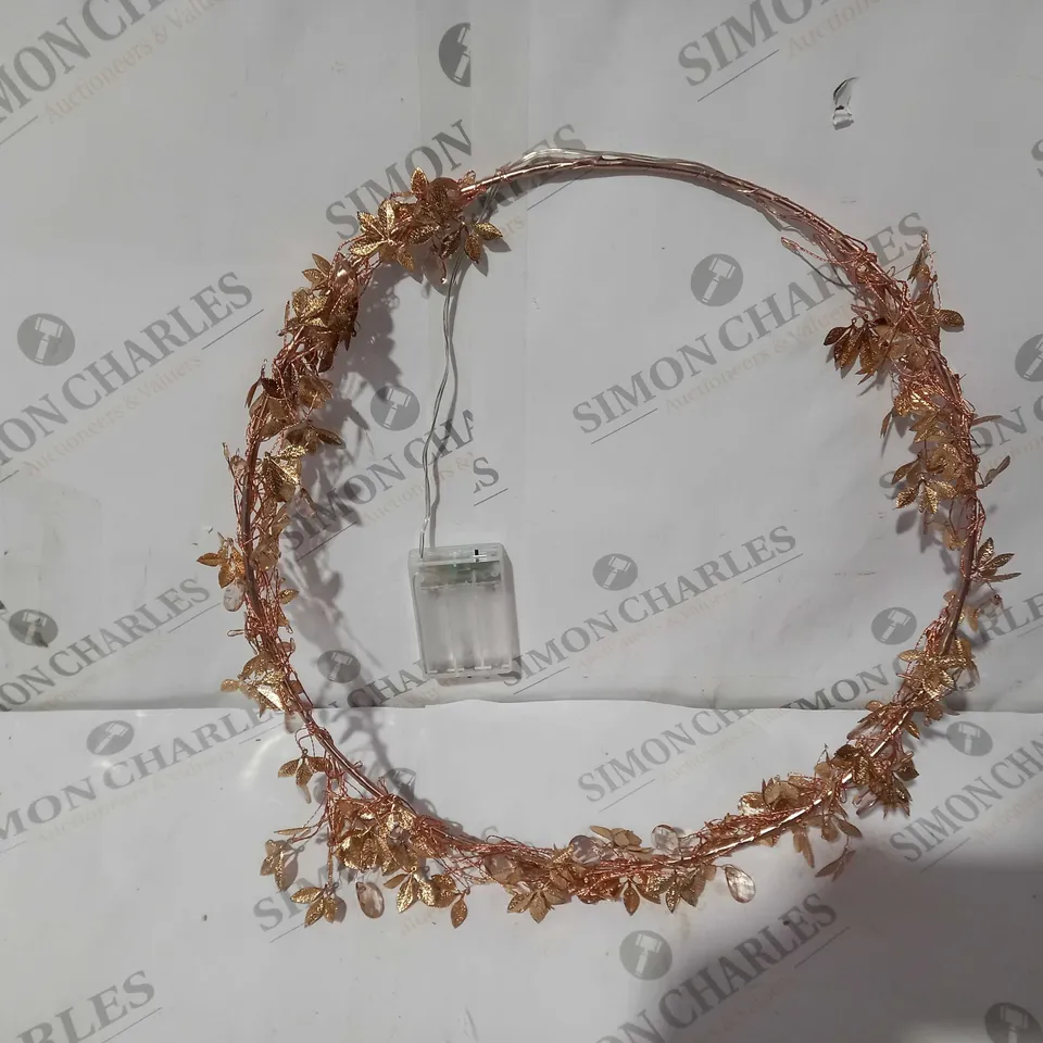 ALISON CORK PRE LIT JEWELLED WREATH