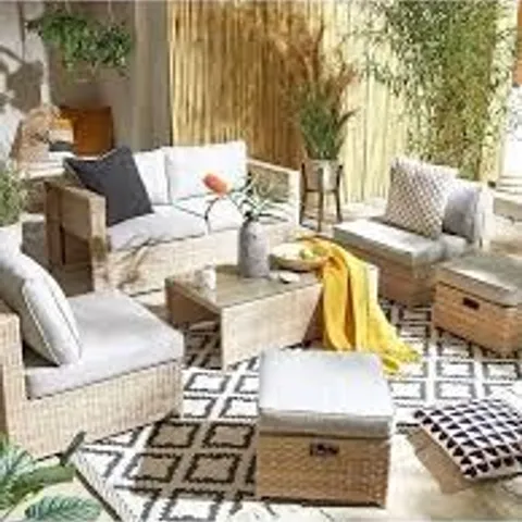 BOXED RHODES MULTI POSITION GARDEN FURNITURE STORAGE SET (1 BOX)