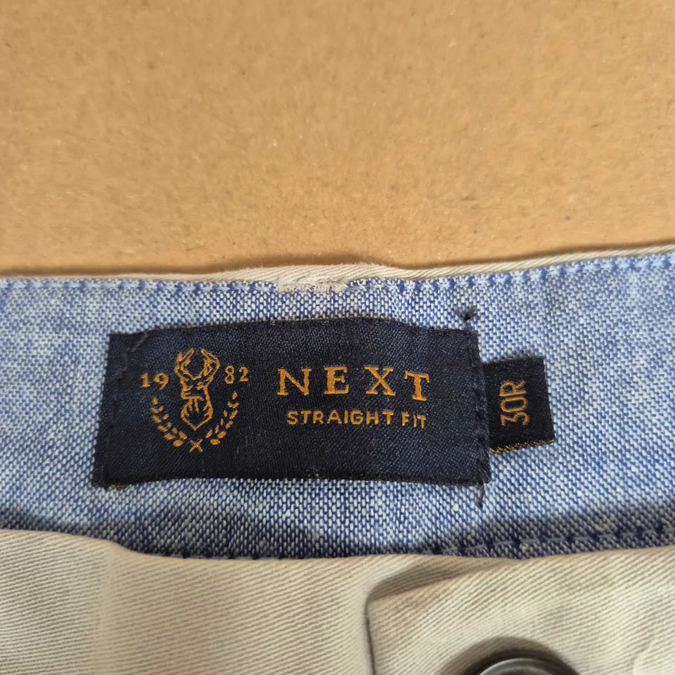 NEXT DENIM SHORTS – STRAIGHT FIT, UK 30R,