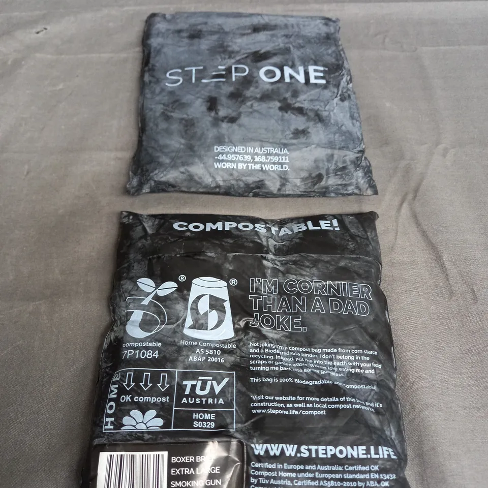 STEP ONE X2 BOXER BRIEF IN SMOKING GUN SIZE XL