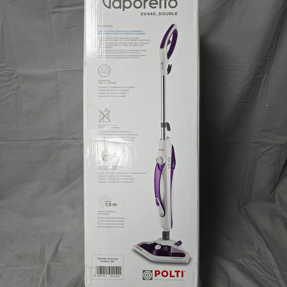 POLTI VAPORETTO SV440 DOUBLE STEAM MOP