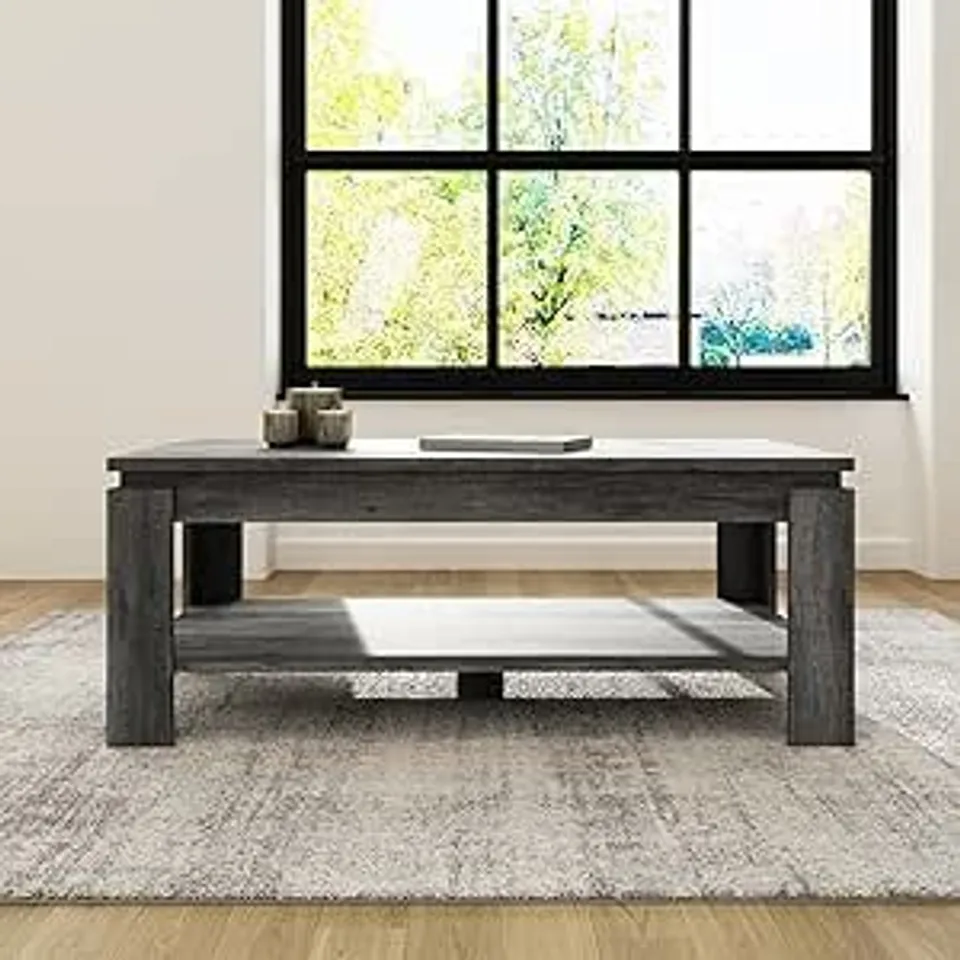 BOXED GFW CANYON COFFEE TABLE - CHARCOAL GREY (1 BOX)