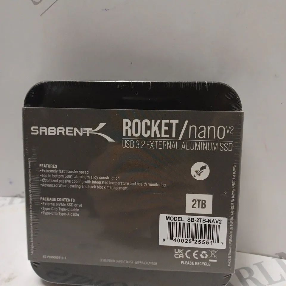 SEALED ROCKET NANO V2 EXTERNAL SSD