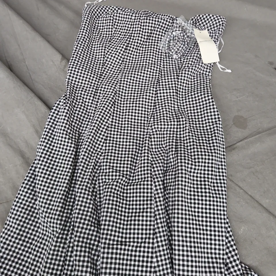 ABERCROMBIE & FITCH GINGHAM CHECK DRESS, WOMEN'S, SIZE X-SMALL