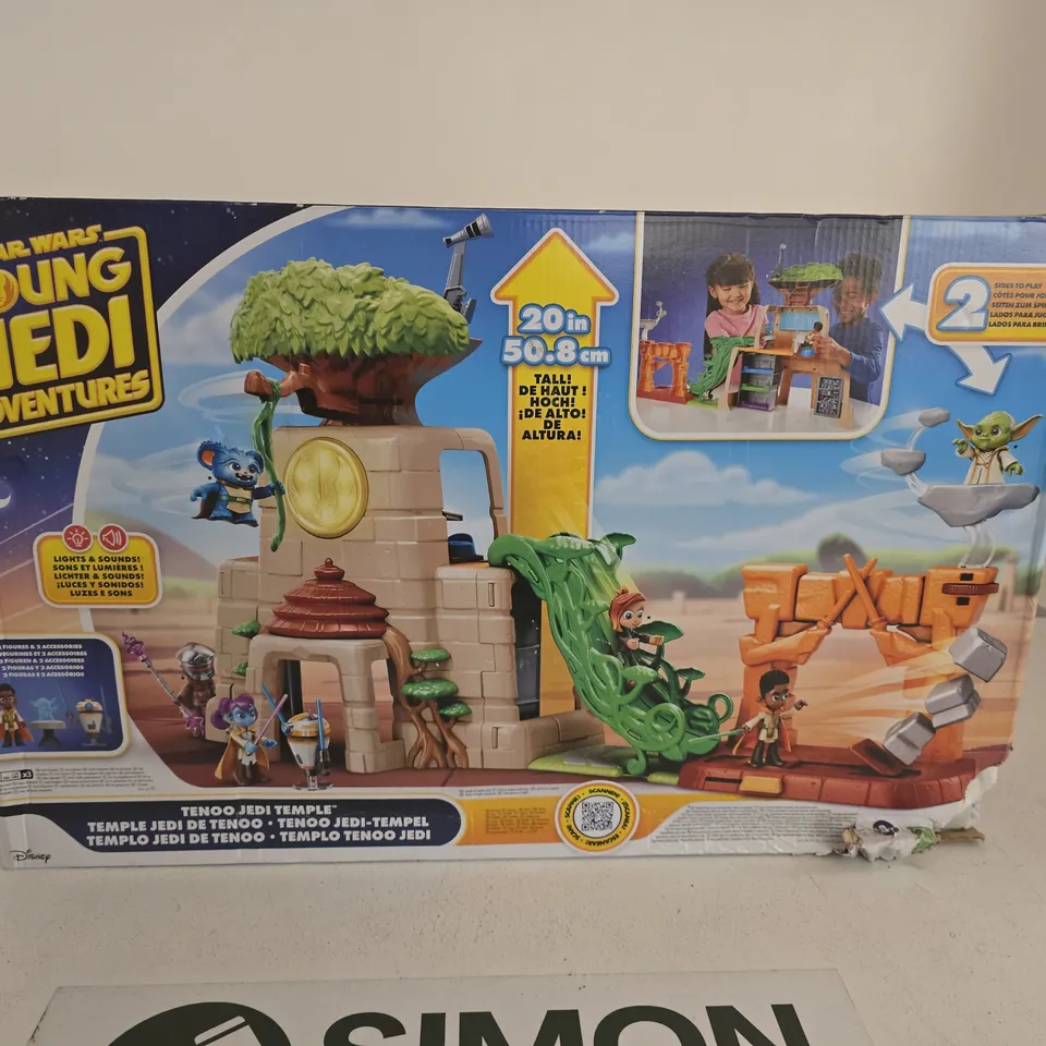STAR WARS: YOUNG JEDI ADVENTURES TEMPLE PLAYSET – BOXED