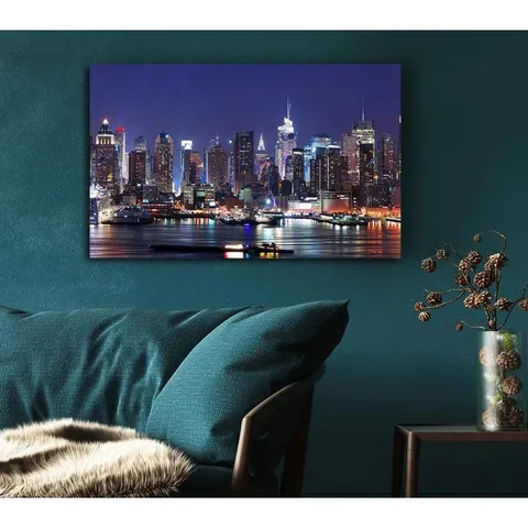 NYC HARBOUR AT NIGHT NEW YORK PICTURE