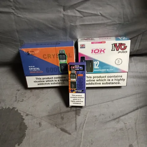 APPROXIMATELY 30 ASSORTED E-CIGARETTE PRODUCTS