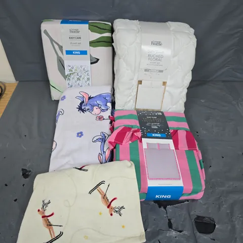 LARGE BOXOF APPROX 10 ASSORTED DUVET SETS AND TOWELS