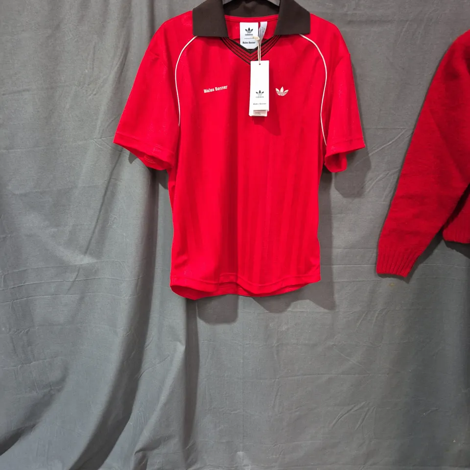 ADIDAS WALES BONNER RED FOOTBALL JERSEY – UK SIZE S