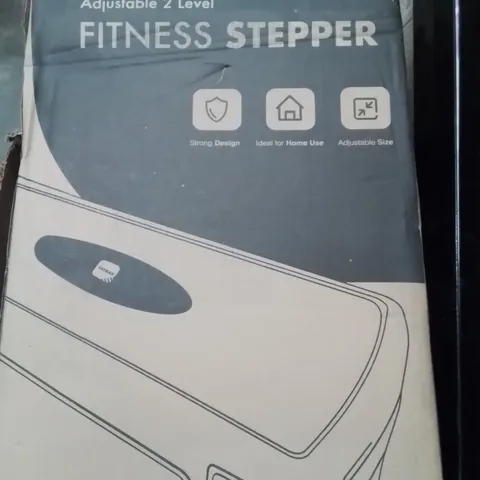 BOXED KAYMAN ADJUSTABLE 2 LEVEL FITNESS STEPPER
