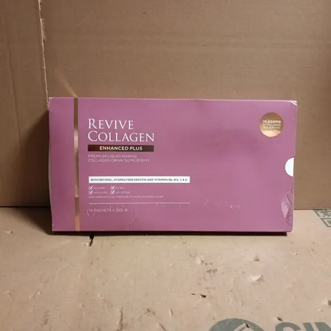 REVIVE COLLAGEN ENHANCED PLUS DRINK SUPPLEMENT 14 SACHETS