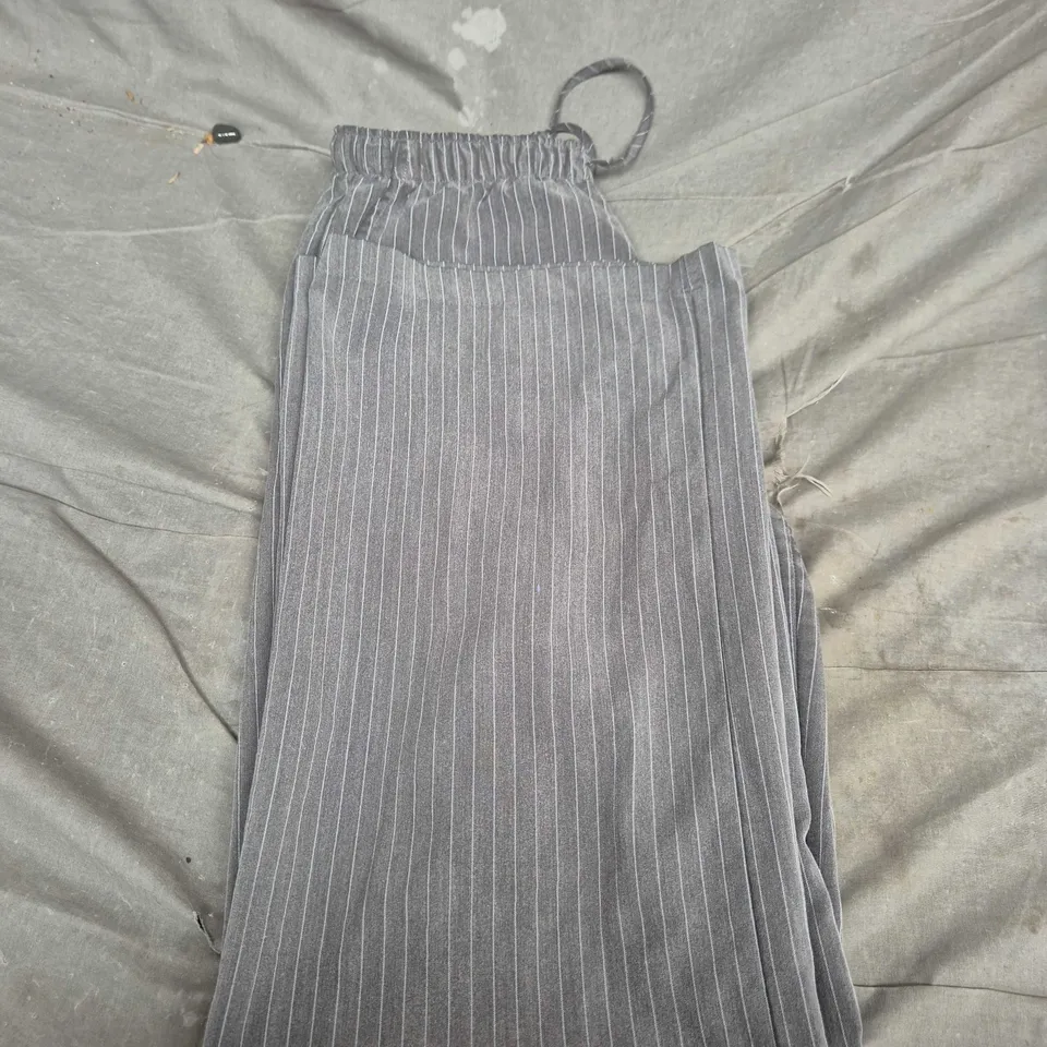 STRADVARIUS STRIPED DRAWSTRING TROUSERS SIZE 12-14