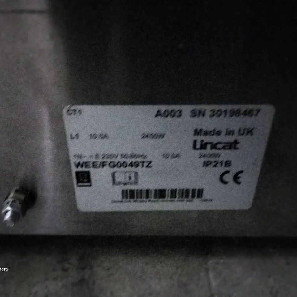 LINCAT DOUBLE SMOOTH PANINI CONTACT GRILL