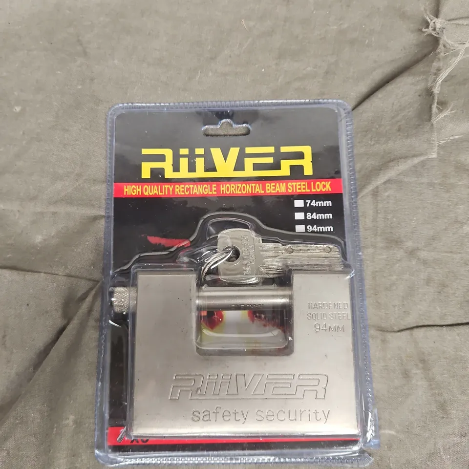 RIIVER 94MM RECTANGLE HORIZONTAL BEAM STEEL LOCK