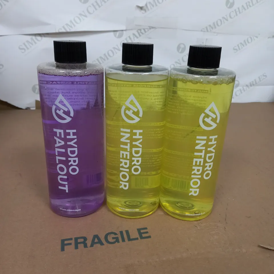 SET OF 3 HYDRO INTERIOR X2 - FALLOT / COLLECTION ONLY 