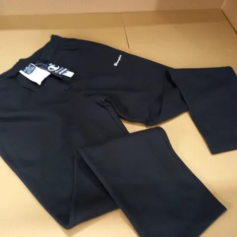CHAMPION BLACK JOGGERS - LARGE