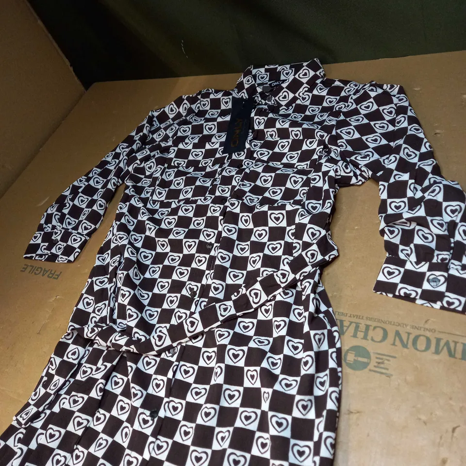ONLNOVA LUX 3/4 LONG SHIRT DRESS SIZE XS