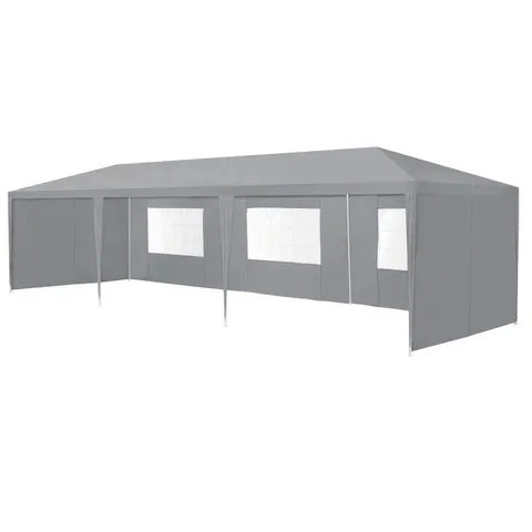 BOXED MCNEILL 9M X 3M STEEL POP-UP PARTY TENT (1 BOX)