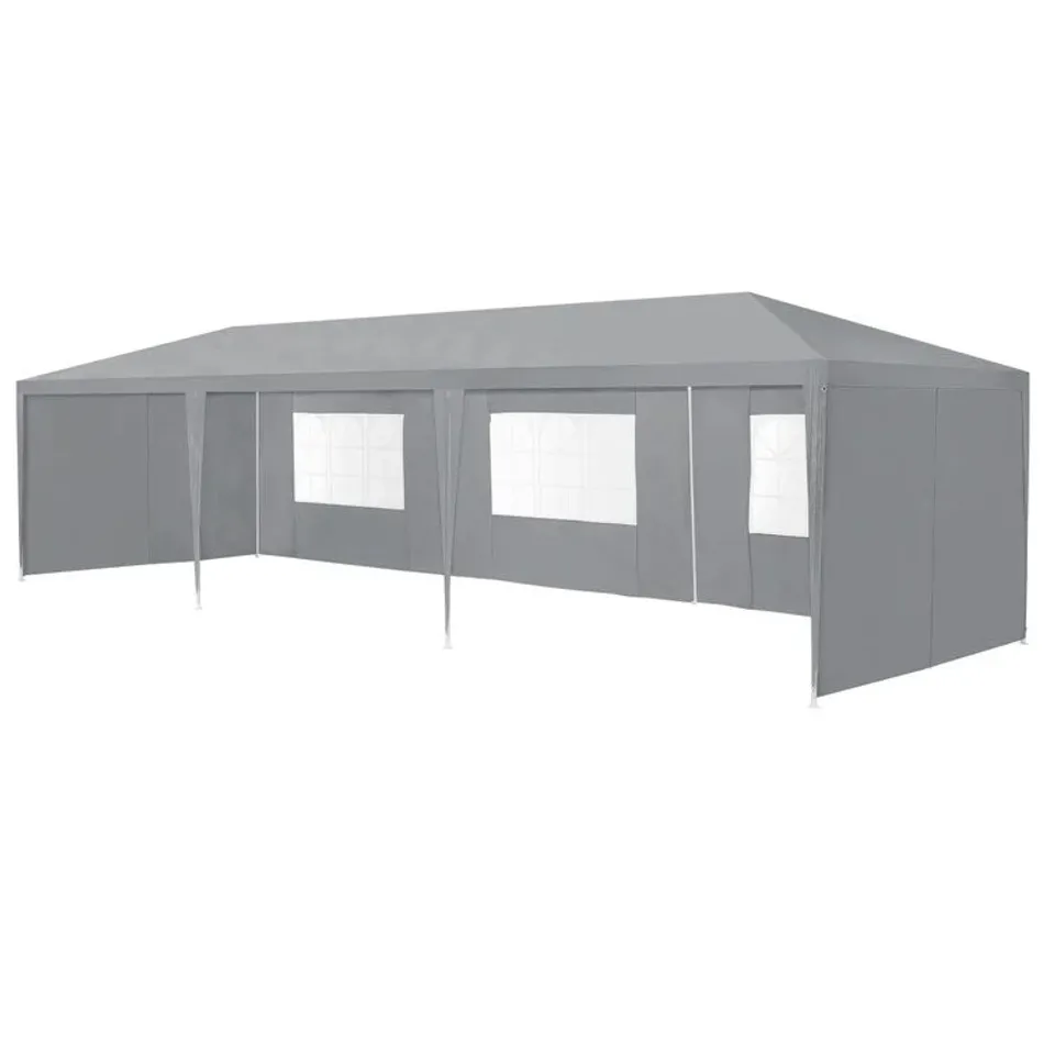 BOXED MCNEILL 9M X 3M STEEL POP-UP PARTY TENT (1 BOX)