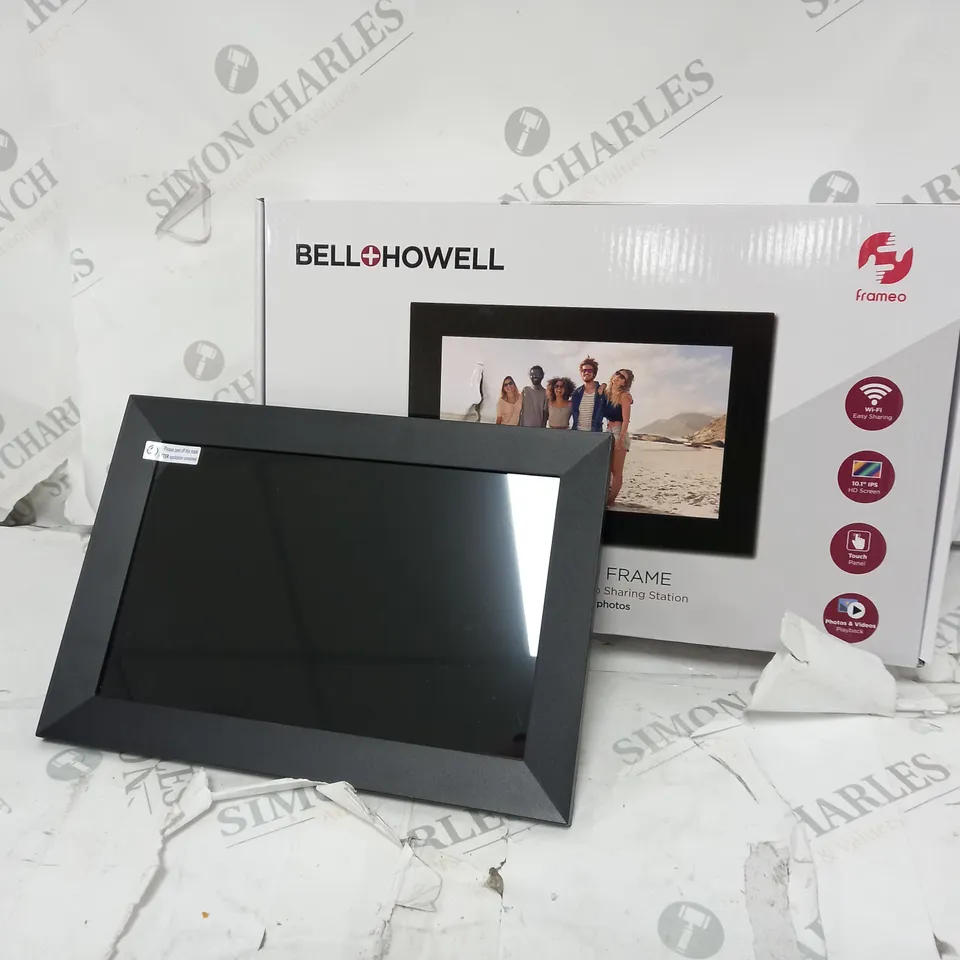 BELL & HOWELL 10.1" SMART PHOTO AND VIDEO FRAME WITH WIFI