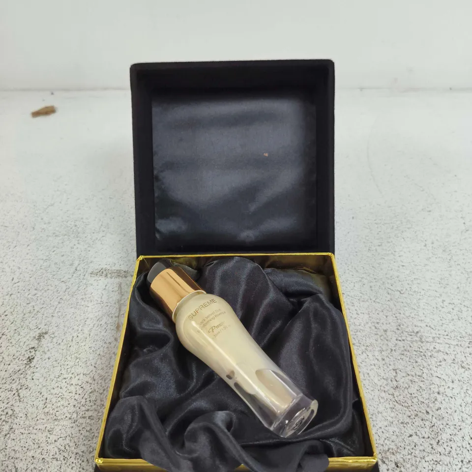 SUPREME BLACK VELVET SKIN TRANSFORMING ESSENCE – BOXED