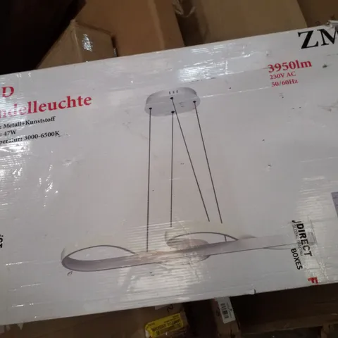 BOXED LED PENDANT LIGHT 1-BULB DIMMABLE WITH REMOTE CONTROL 