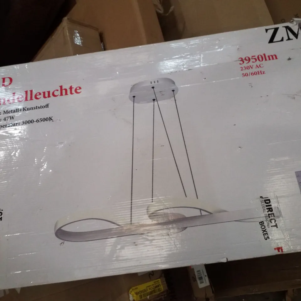 BOXED LED PENDANT LIGHT 1-BULB DIMMABLE WITH REMOTE CONTROL 