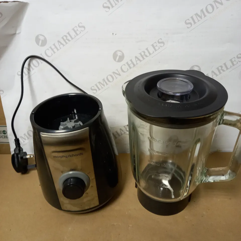 MORPHY RICHARDS TOTAL CONTROL GLASS TABLE BLENDER 