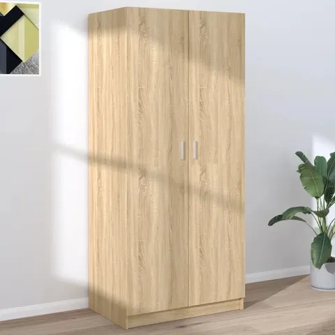 BOXED BENEFIEL 2 DOOR WARDROBE (2 BOXES)