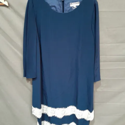 DRESSED UP BY VEROMIA NAVY BLUE DRESS - 22