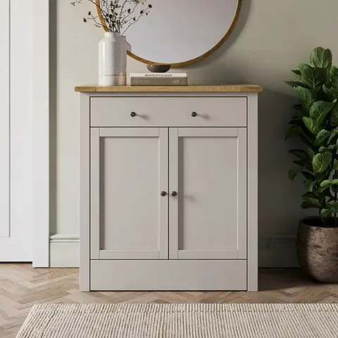 BOXED DUNHELM OLNEY HALLWAY SHOE STORAGE - STONE