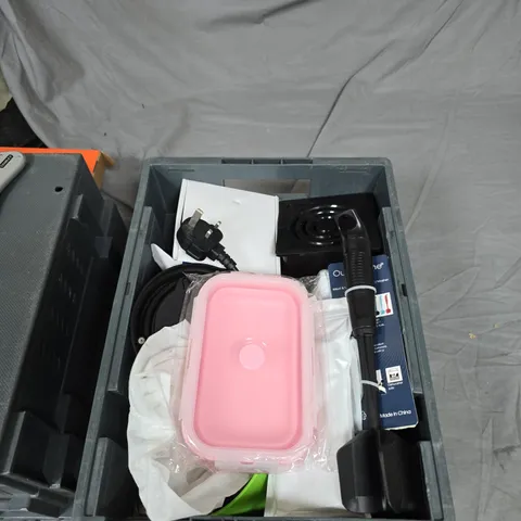 TOTE OF APPROXIMATELY 16 ASSORTED ITEMS TO INCLUDE: COX AND RAWLE HOOKS 