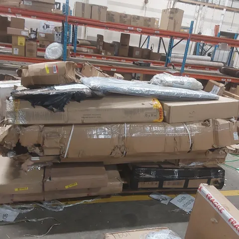 PALLET CONTAINING A LARGE QUANTITY OF ASSORTED FURNITURE PARTS ECT