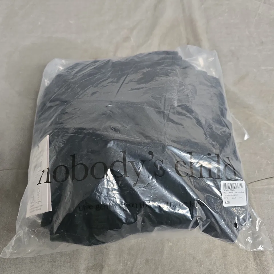 NOBODY'S CHILD LEO MINI DRESS – BLACK, UK 8 