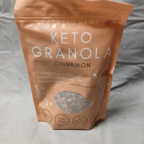 KETO HANA KETO GRANOLA CINNAMON – 300G PACK
