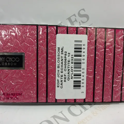 APPROXIMATELY 600 X 2ML JIMMY CHOO BLOSSOM EAU DE PARFUM SAMPLES