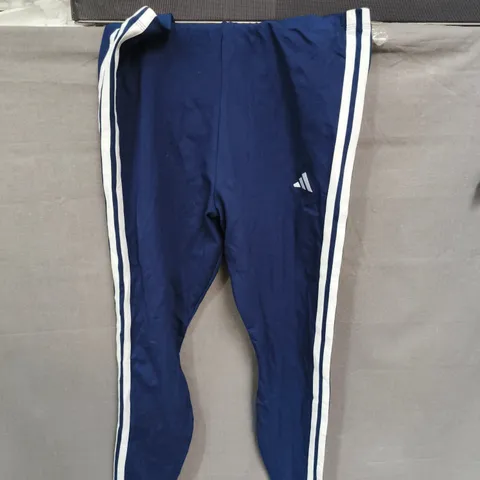 ADIDAS NAVY TRACK PANTS – WOMEN’S, UK 20-22