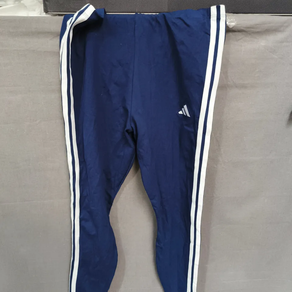 ADIDAS NAVY TRACK PANTS – WOMEN’S, UK 20-22